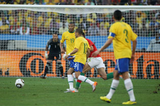 Dani Alves of Brazil